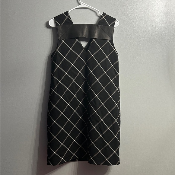 Rag & Bone Phoebe Leather Trim Shift Dress SZ 8 - Picture 6 of 11
